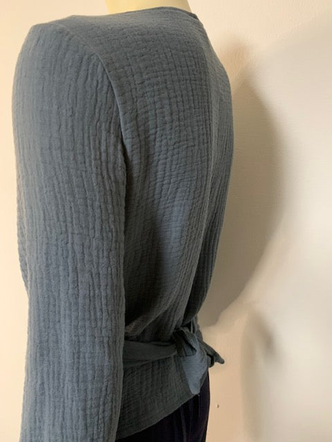 Wickelbluse "Prema" Musselin Bio-Baumwolle