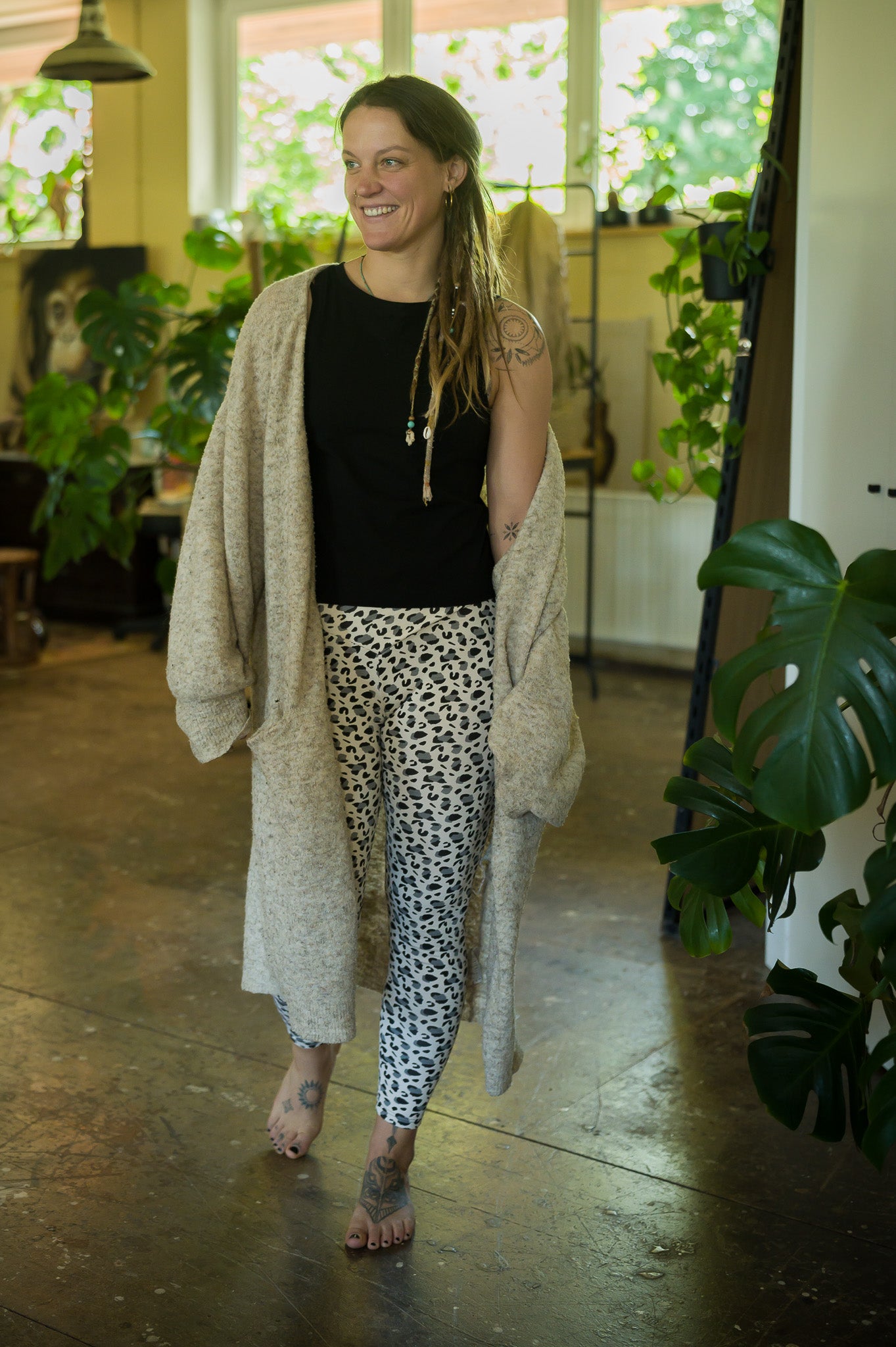 "Lazy Leo" Legging Bio-Baumwolle