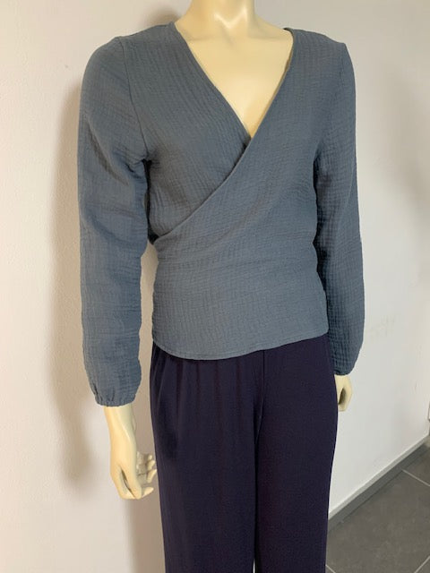 Wickelbluse "Prema" Musselin Bio-Baumwolle