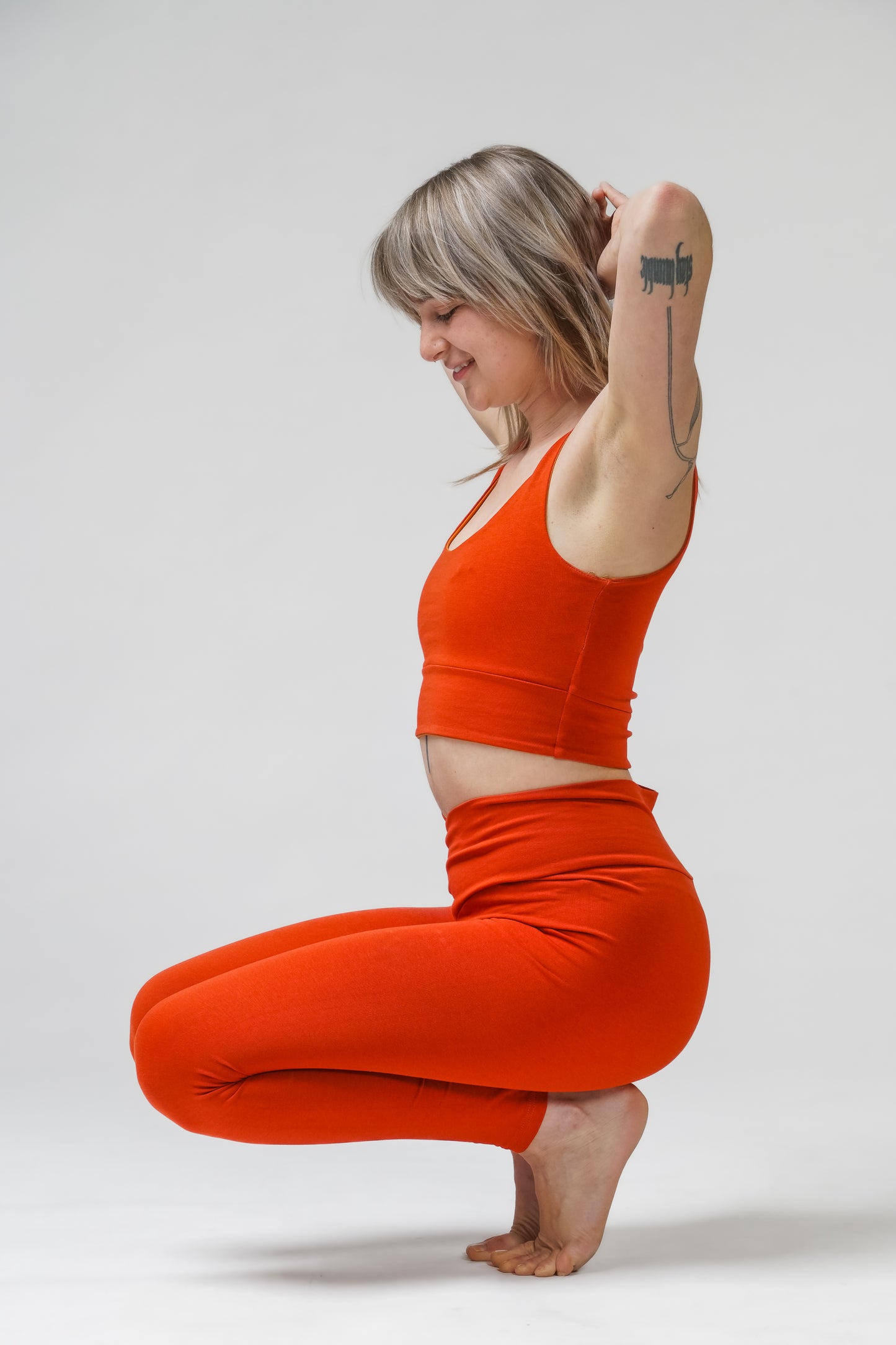 Yoga Wende double Bra "Maitri" Bio Baumwolle