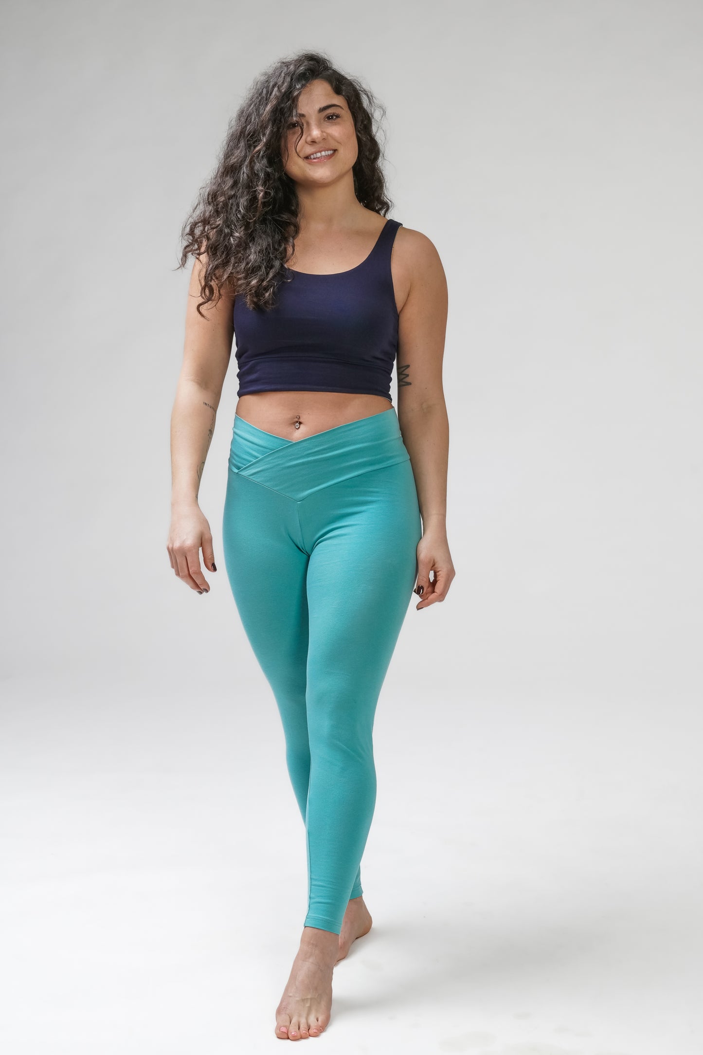Yoga Wende double Bra "Pushpa" Bio Baumwolle