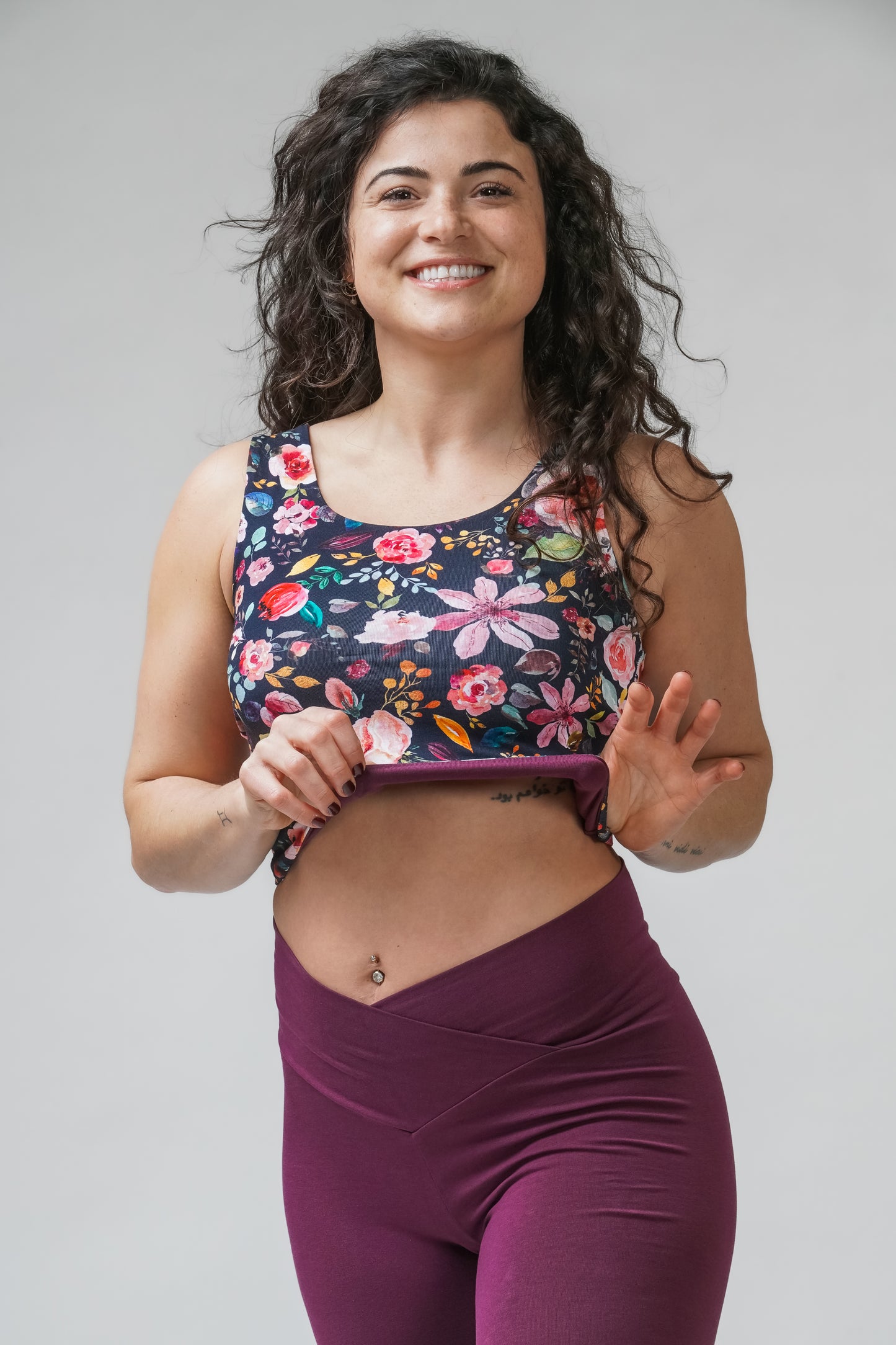 Yoga Wende double Top"Pushpa" Bio Baumwolle
