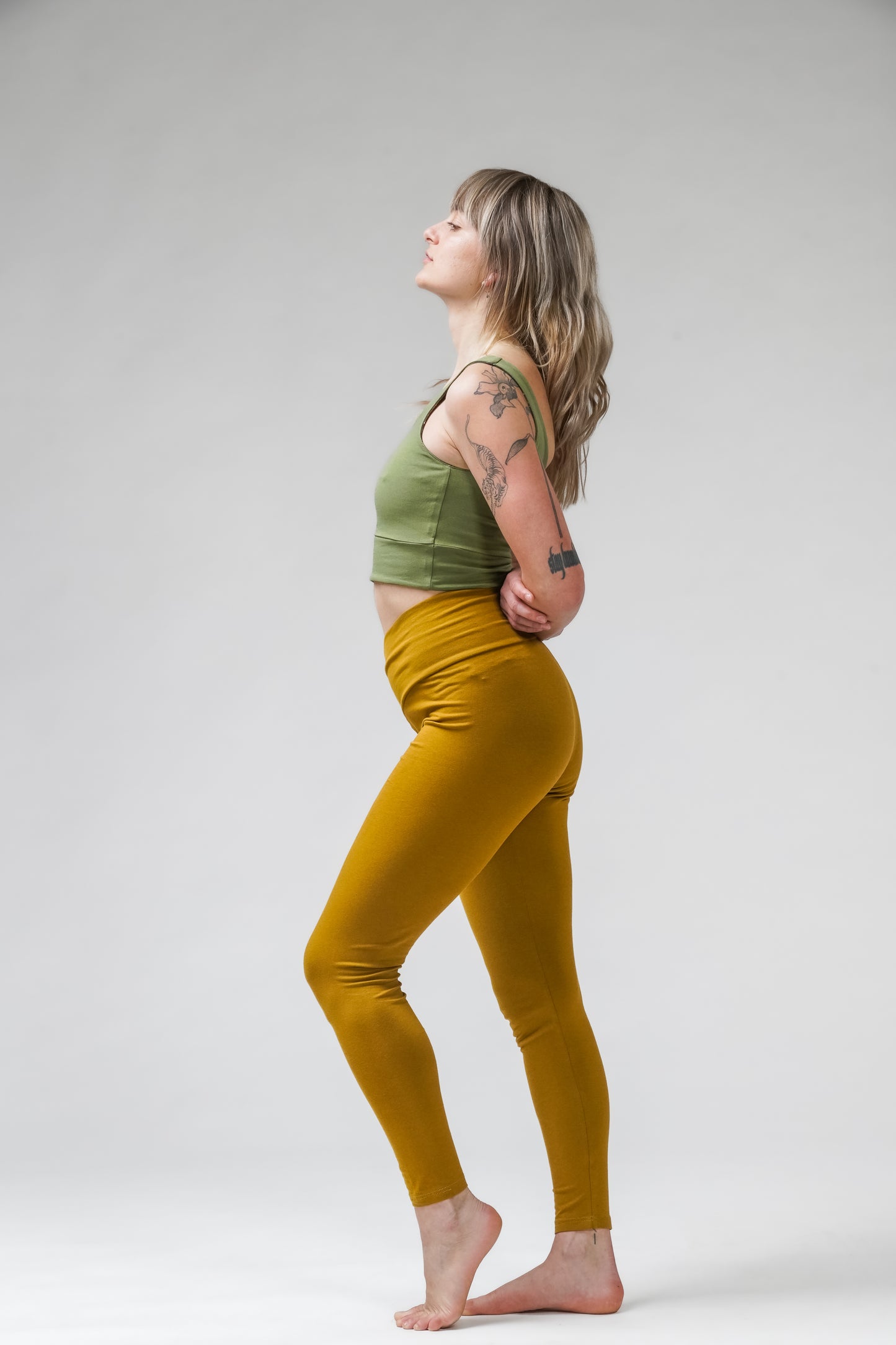Yoga Wende double Bra "Maitri" Bio Baumwolle