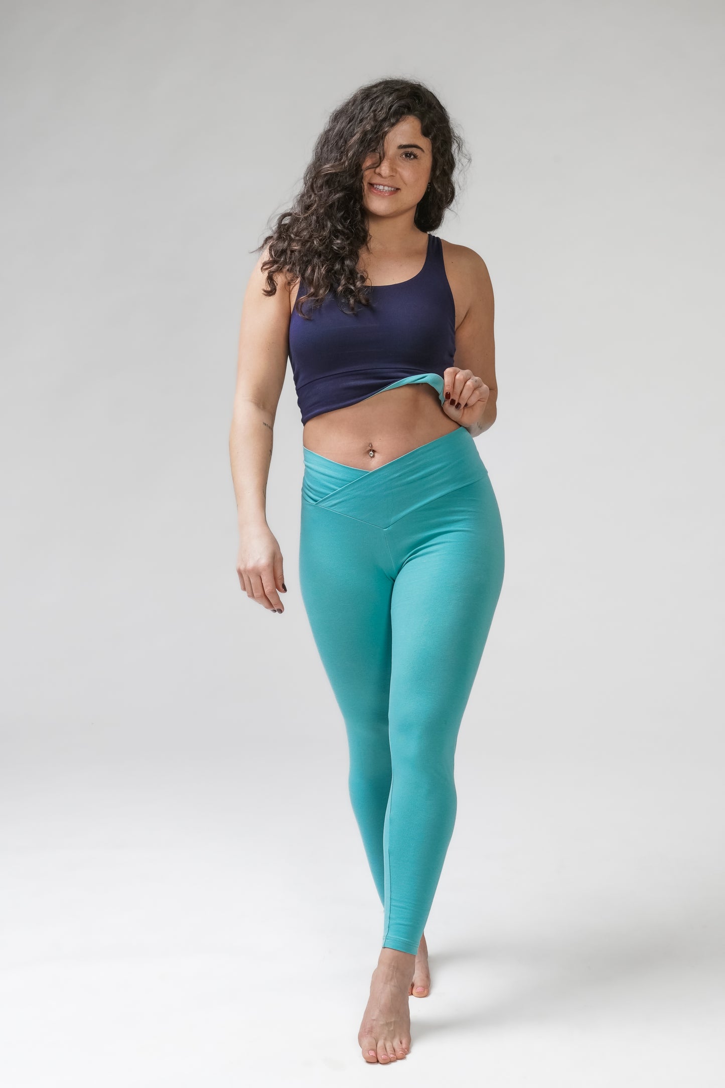 Yoga Wende double Bra "Maitri" Bio Baumwolle