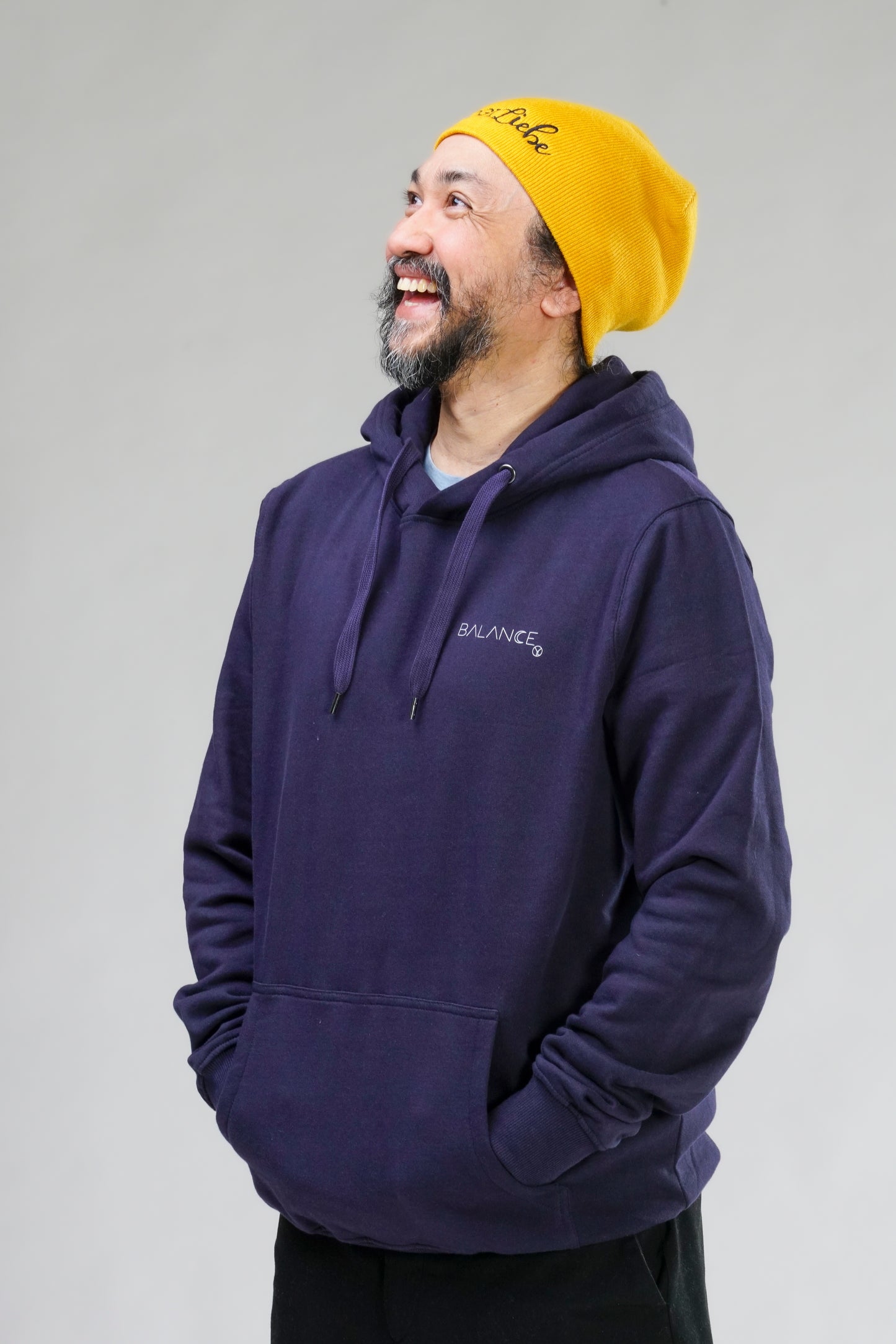 Herren Hoodie "Balance" navy Blau