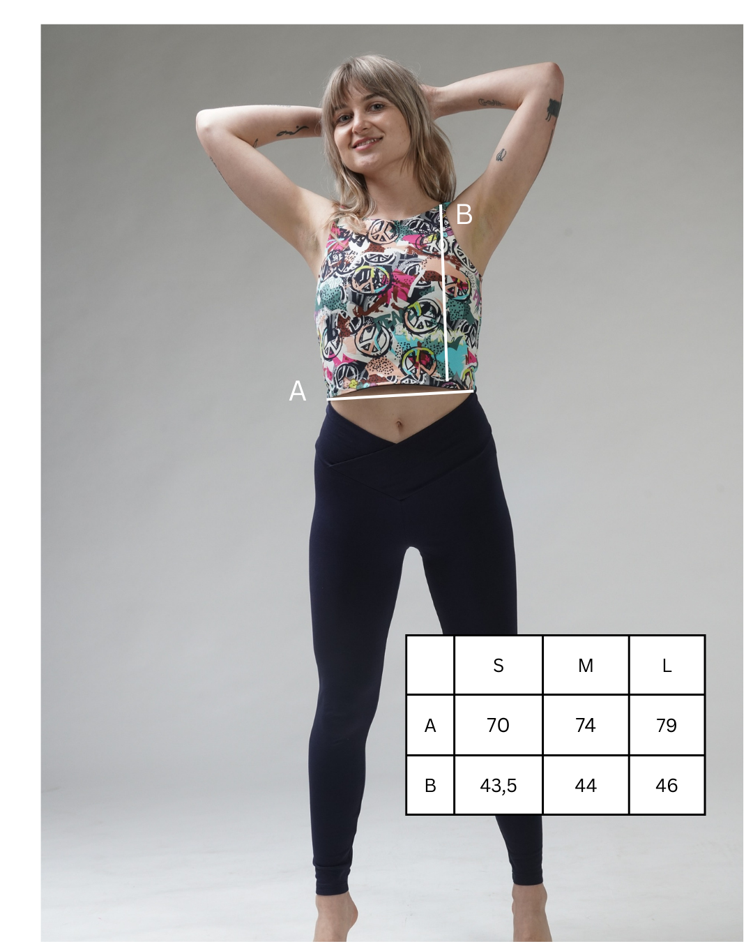 Yoga Wende Top "Tara" Bio Baumwolle