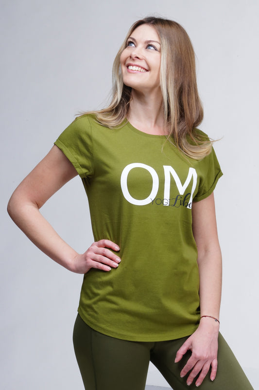 Damen OM kurzarm Shirt organic